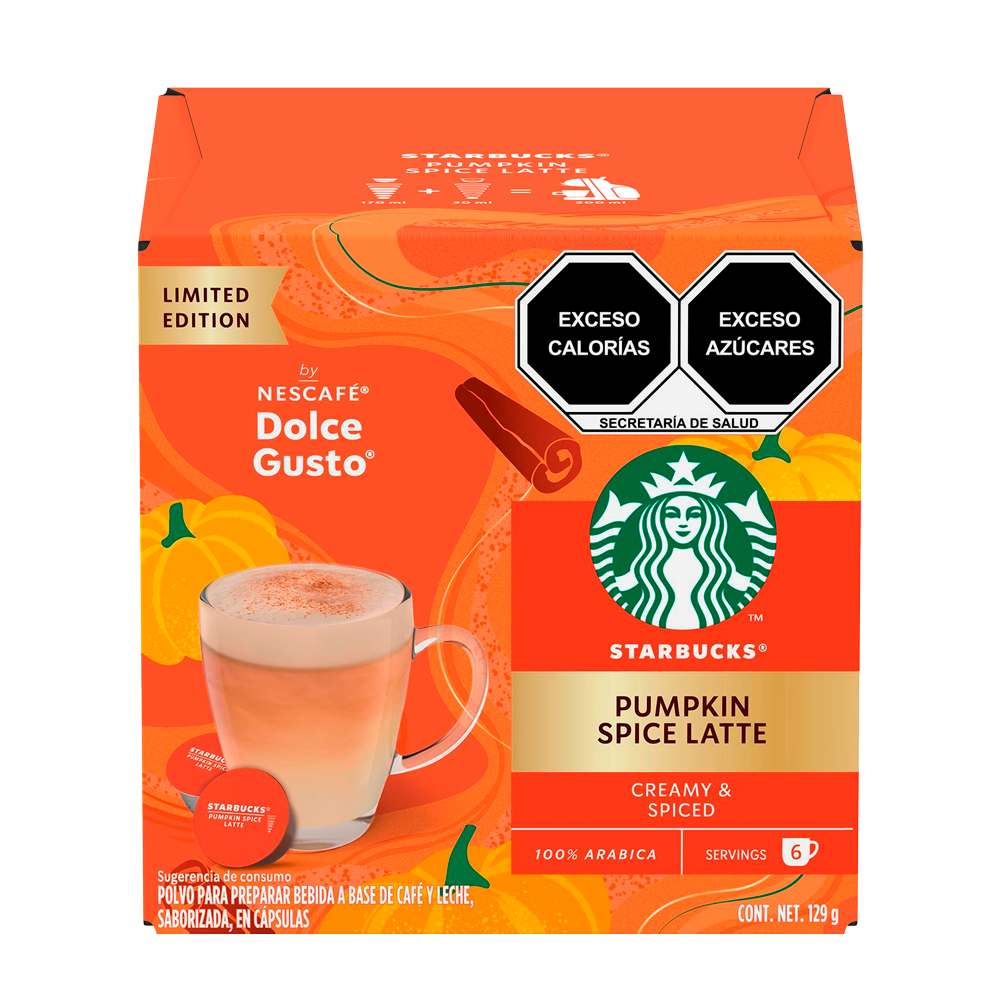 STARBUCKS® Pumpkin spice latte 12 Cápsulas